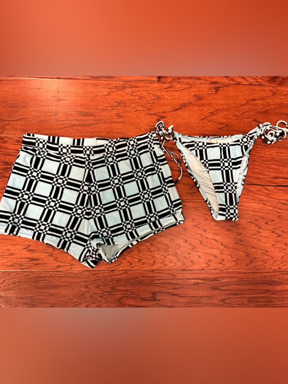 Triangl VINCA TURCH Velvet Bikini Bottom Set Size M NWOT Beach Quiet Luxury